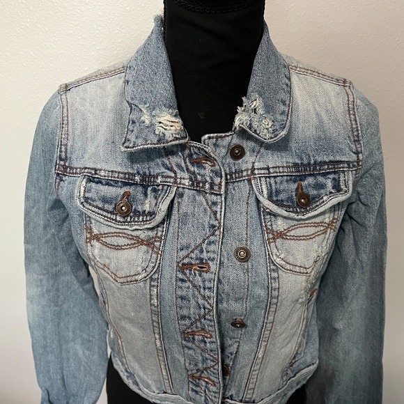 CHOR Distressed Denim Jacket (Size M) - Picture 4 of 16